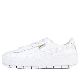 Кроссовки platform trace 'white ostrich' Puma, белый 366684-02 | white
