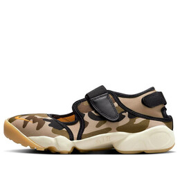 Кроссовки air rift 'camo and vivid orange' Nike, мультиколор fj5447-200 | hemp / black / olive flak / vivid orange