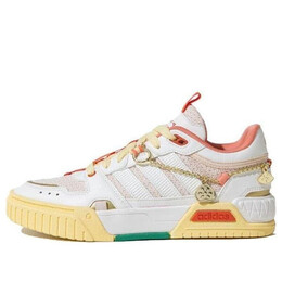 Кроссовки neo d pad w баскетбольные кроссовки Adidas, белый hq7015 | cloud white / pink / yellow