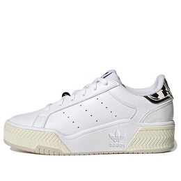 Кроссовки оригинальные Court Tourino Bold Shoes Adidas, белый gy9550 | cloud white / cloud white / core black;