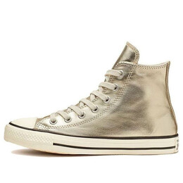 Кроссовки chuck taylor all star shiny metal high top gold Converse, золотой 564851c | gold