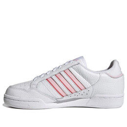 Кроссовки континентальные 80 полосок Adidas, белый s42625 | white/pink