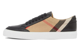 Низкие кеды с узором в клетку Burberry, разноцветный 8024331