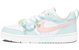 Кроссовки Nike Court Borough Skateboarding Shoes Women's Low-top Blue/pink/white, голубой bq5448-100（team375-女款摇摇奶昔sbox） | ultra blue/fire orchid