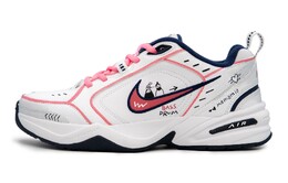 Кроссовки Nike Air Monarch 4 Chunky Sneakers Unisex Low-top White/pink, розовый 415445-102（team241-定格恋期） | white/pink