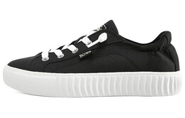 Кроссовки для скейтбординга Royal Kiss женские, низкие, черные/белые Skechers 114390-blk
