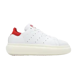 Кроссовки Adidas Wmns Stan Smith Platform 'White Scarlet', белый ie0452 | cloud white/off white/better scarlet