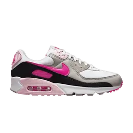 Кроссовки Nike Wmns Air Max 90 'White Hyper Pink', белый dm3051 100 | white/black/college grey/hyper pink