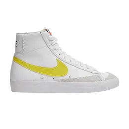 Кроссовки Nike Wmns Blazer Mid '77 Essential 'White Opti Yellow', белый dj3050 101 | white/opti yellow/orange/black