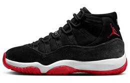 Кроссовки Air Jordan 11 Vintage Basketball Shoes Women's High-top Black/Red, черный/красный ДУБЛЬ db5457-061 | black/red