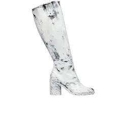 Кроссовки Maison Margiela Maison Margiela Wmns Tabi Knee High Boot 'Painted - White', белый s34ww0057 p4162 h1532 | black/white