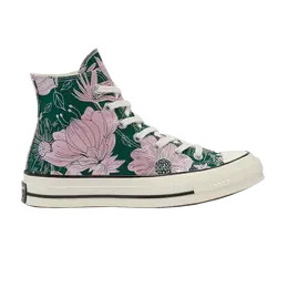 Кроссовки Converse Wmns Chuck 70 High 'Vintage Floral - Midnight Pink Glaze', черный 569237c | midnight clover/pink glaze