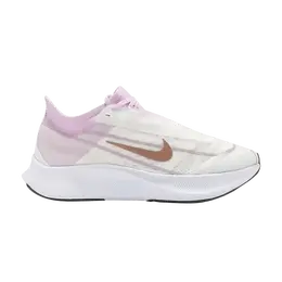 Кроссовки Nike Wmns Zoom Fly 3 'White Light Arctic Pink Bronze', белый at8241 103 | white/light arctic pink/black/metallic red bronze