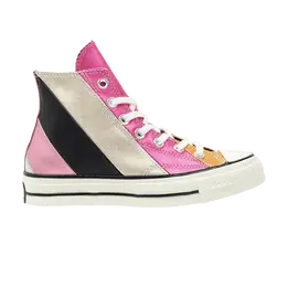 Кроссовки Converse Wmns Chuck 70 Hi 'Metallic Rainbow', розовый 565866c | pink/egret/multicolor
