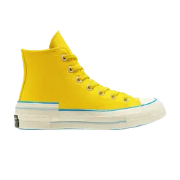 Кроссовки Converse Wmns Chuck 70 High 'Popped Color - Speed Yellow', желтый 568801c | speed yellow/sail blue/egret