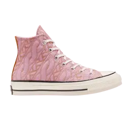 Кроссовки Converse Wmns Chuck 70 High 'Runway Cable', белый 568675c | lotus pink/saffron yellow
