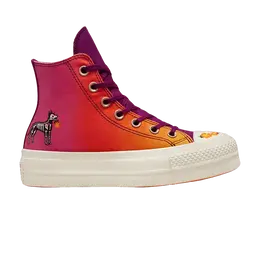Кроссовки Converse Wmns Chuck Taylor All Star Lift High 'Día de Muertos', разноцветный a05665c | mystic orchid/strawberry jam