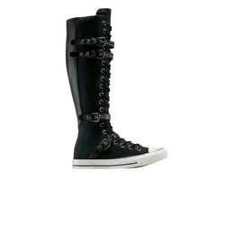 Кроссовки Converse Wmns Chuck Taylor All Star XX High 'Leather Straps', черный a16600c | black/egret/black