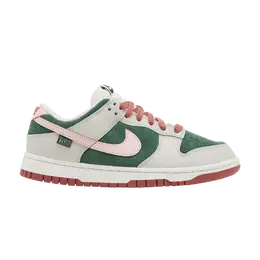 Кроссовки Nike Wmns Dunk Low SE 'All Petals United', зеленый fn8923 061 | light bone/sail/fir green/sakura pink