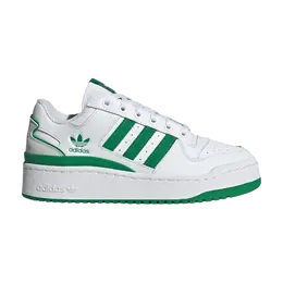 Кроссовки Adidas Wmns Forum Bold 'White Green', белый ih2482 | cloud white/green/grey one