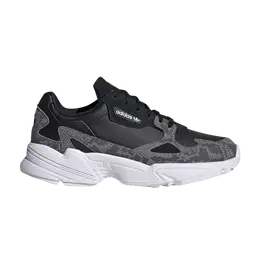 Кроссовки Adidas Wmns Falcon 'Black Snakeskin', черный fv4483 | core black/core black/cloud white