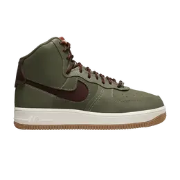 Кроссовки Nike Wmns Air Force 1 High Sculpt 'Olive Burgundy', зеленый fb7960 200