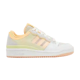 Кроссовки Adidas Wmns Forum Low 'Transparent Yellow Acid Orange', желтый fy8013 | cloud white/yellow tint/acid orange
