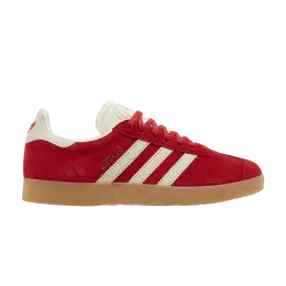 Кроссовки Adidas Wmns Gazelle 'Scarlet Aluminum', красный if7161 | better scarlet/aluminum/gold metallic