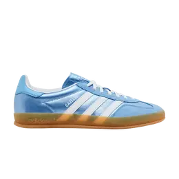 Кроссовки Adidas Wmns Gazelle Indoor 'Blue Metallic Gum', синий js1407 | blue/cloud white/gum
