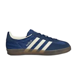 Кроссовки Adidas Wmns Gazelle Indoor 'Blue Pinstripe Satin', синий js1410 | victory blue/night indigo/cream white
