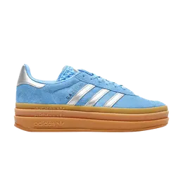 Кроссовки Adidas Wmns Gazelle Bold 'Blue Burst Silver Metallic', синий ji0327 | blue burst/silver metallic/aurora ink