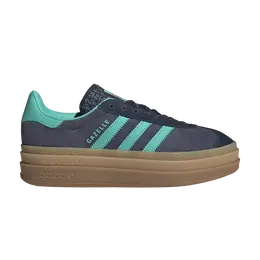 Кроссовки Adidas Wmns Gazelle Bold 'Shadow Navy Acid Mint', синий jq6437 | shadow navy/acid mint/legend ink