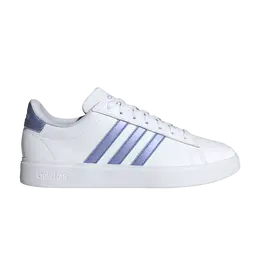 Кроссовки Adidas Wmns Grand Court 2.0 'White Blue Spark Metallic', белый ig9247 | cloud white/blue spark metallic/blue spark
