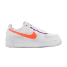 Кроссовки Nike Wmns Air Force 1 Shadow 'White Mango Red Plum', белый dh3859 100 | summit white/bright mango/red plum