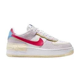 Кроссовки Nike Wmns Air Force 1 Shadow 'Regal Pink Fusion Red', белый dn5055 600 | regal pink/coconut milk/university blue/fusion red