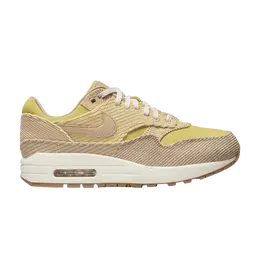 Кроссовки Nike Wmns Air Max 1 SE 'Buff Gold Corduroy', желтый fb8451 700 | buff gold/hemp/sesame/gum medium brown