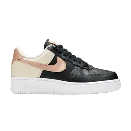 Кроссовки Nike Wmns Air Force 1 '07 'Black Metallic Red Bronze', черный cu5311 001 | black/light orewood brown/white/metallic red bronze