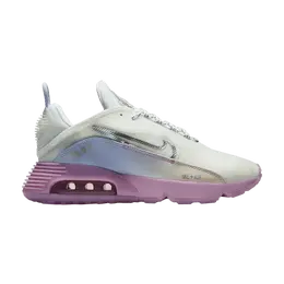 Кроссовки Nike Wmns Air Max 2090 'White Beyond Pink Gradient', белый cz8130 100 | summit white/metallic silver/beyond pink