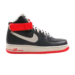 Кроссовки Nike Wmns Air Force 1 High 'Anthracite Crimson', черный 334031 021 | black/birch/crimson