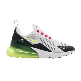 Кроссовки Nike Wmns Air Max 270 'White Volt Siren Red', белый ah6789 116 | white/volt/light ultramarine/siren red