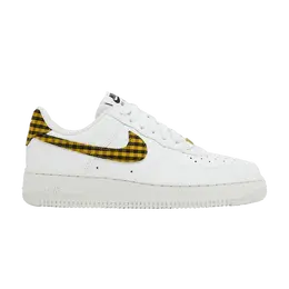 Кроссовки Nike Wmns Air Force 1 Low 'Bronzine Gingham', белый dz2784 102 | summit white/bronzine/black