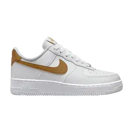 Кроссовки Nike Wmns Air Force 1 '07 Next Nature 'White Gold Suede', белый dn1430 104 | white/white/gold suede