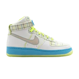 Кроссовки Nike Wmns Air Force 1 Hi Spm I/O 07, белый 316656 111 | white/net-voltage-laser blue