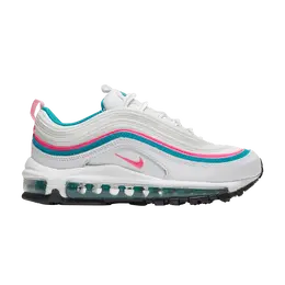 Кроссовки Nike Wmns Air Max 97 'White Pink Turbo Green', белый dc5223 100 | white/hyper pink/turbo green