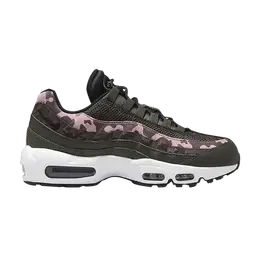 Кроссовки Nike Wmns Air Max 95 'Sequoia Pink Glaze Camo', зеленый dn5462 200 | brown basalt/sequoia/pink glaze/black