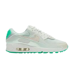 Кроссовки Nike Wmns Air Max 90 'Green Glow', зеленый dh8074 100 | sail/light violet/summit white/white/green glow/platinum tint