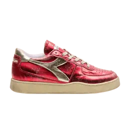 Кроссовки Diadora Wmns Mi Basket Low Metallic 'Distressed Carmine Red', красный 201 178888 01 45033 | carmine red