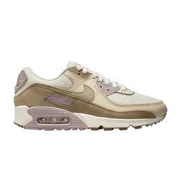 Кроссовки Nike Wmns Air Max 90 'Brown Kelp Light Violet Ore', коричневый dq0885 300 | brown kelp/light violet ore/rattan/khaki
