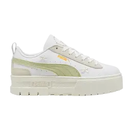 Кроссовки Puma Wmns Mayze 'Floral Embroidery - White Pistachio Green', белый 399674 01 | white/pistachio green