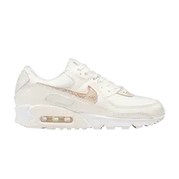 Кроссовки Nike Wmns Air Max 90 AX 'Python Print', белый dh4115 101 | sail/particle beige/white